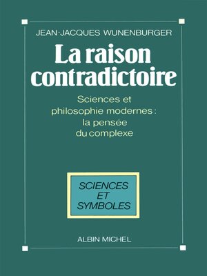 cover image of La Raison contradictoire